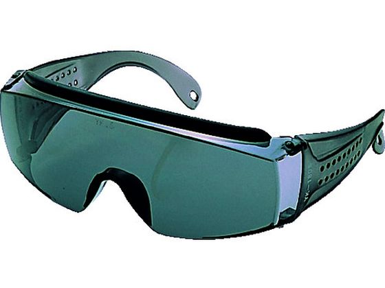 ●型番：GS-180N●レンズ色：グレー ●テンプルカラー：グレー ●レンズ厚（mm）：約2．7 ●幅（mm）：158 ●高さ（mm）：60 ●防傷加工：○ ●UVカット：○ ●規格：ANSI（Z87