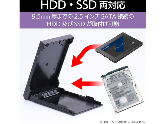 ロジテック USB3.2 Type-C 2.5インチHDD・SSDケース LGB-PBSUCS 通販