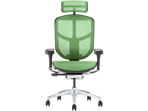 ●カラー：グリーン、フレームカラー：ブラック●製品名称：ＥＮＪＯＹ２ Ｈｉｇｈ Ｔｙｐｅサイズ：Ｗ６８０×Ｄ６４５×Ｈ１１３５−１３６５ｍｍ肘の高さ：５９５−７８５ｍｍ座面の高さ：４５０−５３５ｍｍ重