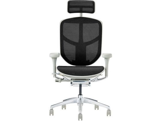 ●カラー：ブラック、フレームカラー：グレー●製品名称：ＥＮＪＯＹ２ Ｈｉｇｈ Ｔｙｐｅサイズ：Ｗ６８０×Ｄ６４５×Ｈ１１３５−１３６５ｍｍ肘の高さ：５９５−７８５ｍｍ座面の高さ：４５０−５３５ｍｍ重量