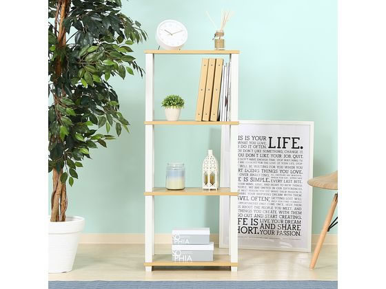 コレクションシェルフ クレール ミドル ホワイトウォッシュ/オーク  