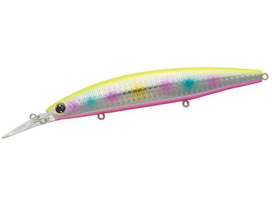 ※商品画像は参考イメージです。タイプ スローシンキング サイズ（ｍｍ） １２５ 標準自重 （ｇ） ２６ 潜行レンジ（ｃｍ） 最大２ｍオーバー アクション ハイピッチ タイトウォブンロール 飛距離 （ｍ