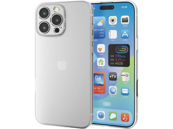●対応機種：ｉＰｈｏｎｅ １６ Ｐｒｏ Ｍａｘ●セット内容：ケース本体×１●材質：ケース本体：ＴＰＵ（熱可塑性ポリウレタン）●カラー：クリア