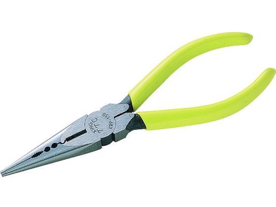 ●型番：KRP-150●切断能力（mm）鉄線：φ1．2●切断能力（mm）軟鉄線：φ2．0●全長（mm）：161●切断能力（mm）銅線：φ2．6●先端部ギザ付●KingTTCHARD万能ラジオペンチ刃部