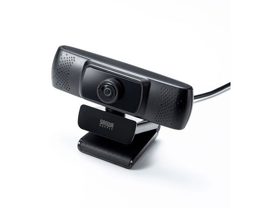 SANWA SUPPLY CMS-V52S BLACK CMS-V52S【ワイドレンズWEBカメラ（画角