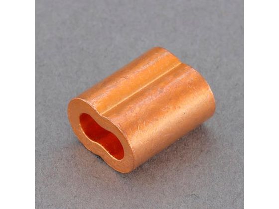 ●材質：銅●入数：４個●適合ワイヤーロープ：５．０ｍｍ●船舶および産業用に最適です。