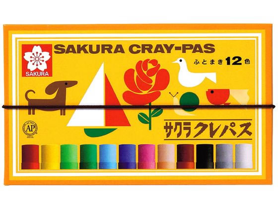 サクラクレパス クレパス太巻 12色 LP12R 通販【フォレストウェイ】