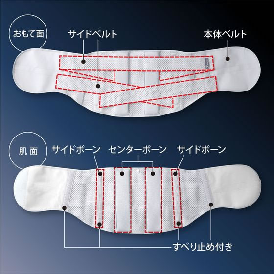 アルファックス お医者さんのプレミアムワイドコルセット L-LL 204022