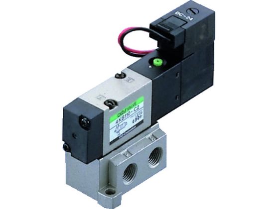 ●型番：4KB110-06-AC100V●有効断面積（［［MM2］］）：4 ●接続口径：Rc1／8 ●電源（V）：AC100 ●使用流体：空気 ●音速コンダクタンス（C［dm［［の3乗］］／（S・ba
