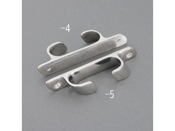 ●奥行×高さ：２５×１９ｍｍ●幅：１２０ｍｍ●開口：１２ｍｍ●穴径：４．３ｍｍ●材質：ステンレス（ＳＵＳ３１６）