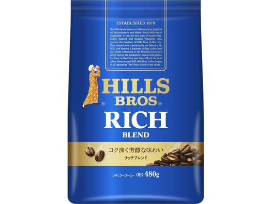 日本ヒルスコーヒー ヒルス リッチブレンド 480g 通販【フォレストウェイ】