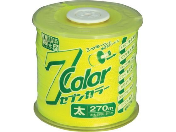 ●型番：4801●色：蛍光イエロー ●糸長さ（m）：270 ●線径（mm）：約0．8●水糸：ナイロン ●リール：ABS ●回転軸：PS