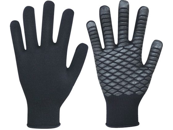 ●型番：791-BLK●色：ブラック ●サイズ：フリー ●厚さ（mm）：1 ●全長（cm）：21．0 ●手のひら周り（cm）：18．0 ●中指長さ（cm）：7．5●15ゲージ編●繊維部：ナイロン、綿、