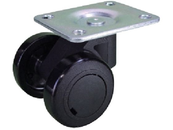 ●型番：CNPF50B●許容荷重（daN）：58．8 ●許容荷重（kgf）：60 ●車輪径D（mm）：50 ●色：黒 ●車輪幅（mm）：70 ●取付高H（mm）：63 ●取付座A（mm）：74 ●取付