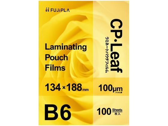 ●厚さ：１００μｍ●入数：１００枚●サイズ：Ｂ６●寸法：１３４×１８８ｍｍ●注文単位：１冊