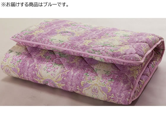 ●色：ブルー●サイズ：約９０×１９０ｃｍ●重さ：約３．７ｋｇ●布団厚さ：約８ｃｍ●素材：側生地／ポリエステル１００％、中綿／ポリエステル１００％（防ダニ・抗菌防臭マイティトップ（Ｒ）ＩＩＥＣＯ混）、中