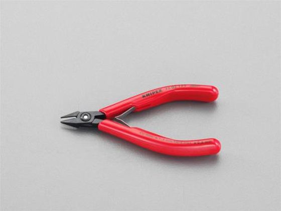 ●メーカー：ＫＮＩＰＥＸ（クニペックス）●型番：７５２２１２５●テーパー●全長：１２５ｍｍ●ハンドル：プラスチックスリーブ●仕上げ：磨き●ワイヤーホールド付●切断能力：軟線：φ０．２〜１．３ｍｍ、中硬