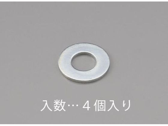 ●材質：鉄（ユニクロメッキ）●袋入り●内径×外径×厚み（ｍｍ）：１７×３２×２．６●入数：４