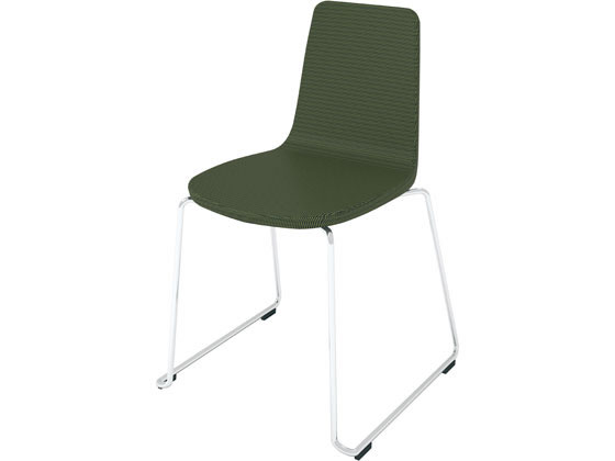 ●品番：Ｋ０３−Ｍ３４−Ｇ２Ｑ６Ｘ２●外寸法：幅５１８×奥行５２５×高さ８１０ｍｍ●座面寸法：幅４３５×奥行４１０ｍｍ●座面高さ：４６０ｍｍ●質量：４．９ｋｇ●耐荷重：８０ｋｇ●材質：背／ポリプロピレ