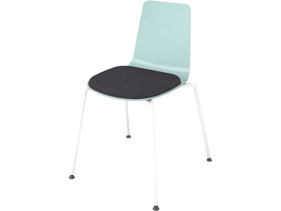 ●品番：Ｋ０３−Ｗ０２−３８Ｇ２Ｅ５３●外寸法：幅５３５×奥行５４０×高さ８００ｍｍ●座面寸法：幅４１２×奥行４１０ｍｍ●座面高さ：４７０ｍｍ●質量：４．８ｋｇ●耐荷重：８０ｋｇ●材質：背／ポリプロピ