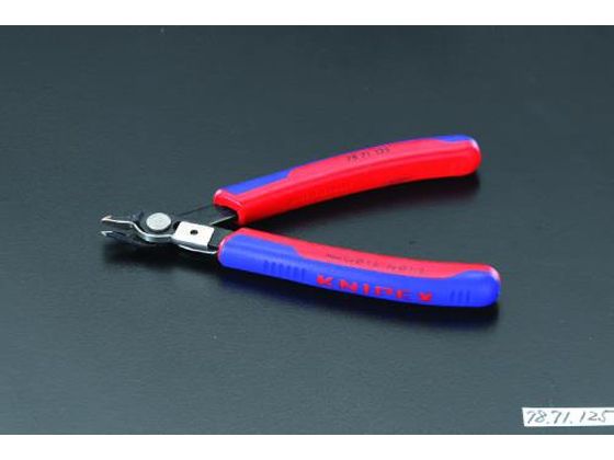 ●メーカー：ＫＮＩＰＥＸ（クニペックス）●型番：７８７１１２５●全長：１２５ｍｍ●ハンドル：コンフォート●仕上げ：磨き●直刃●刃硬度：ＨＲＣ６４●光ファイバーの切断にも最適です。●切断能力（ｍｍ）：軟
