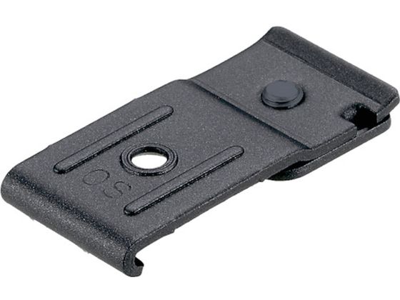 ●型番：12T51BL●品名：天井Sブラケット ブラック ●適合レール：D30レール ●寸法（mm）：12．5×25×55 ●材質：スチール／ブラック塗装●スチール／ブラック・ホワイト塗装