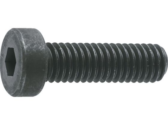 TRUSCO 低頭六角穴付ボルト 黒染め全ネジ M4×8 22本入 B081-0408 