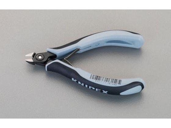 ●メーカー：ＫＮＩＰＥＸ（クニペックス）●型番：７９０２１２０ＥＳＤ●全長：１２０ｍｍ●切断能力：軟線：φ０．２〜１．０ｍｍ、中硬線：φ０．５５ｍｍ、硬線：φ０．３ｍｍ●刃硬度：ＨＲＣ６４●斜刃●バネ