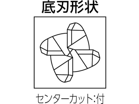 三菱K 4枚刃インパクトミラクル高能率加工用 超硬テーパネク制振