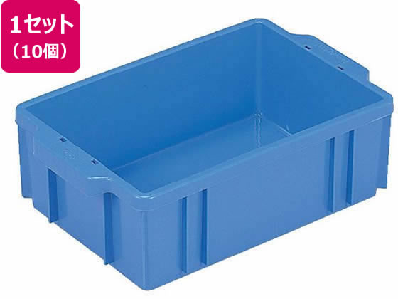 ●色：ブルー●底面形状：格子リブ●材質：ＰＰ（ポリプロピレン）●外寸法：４４１×２８１×１４５ｍｍ●有効内寸法：３６７×２４７×１２９ｍｍ●容量：１２．９Ｌ●圧縮荷重：１０．６８ｋＮ（１０９０ｋｇｆ）