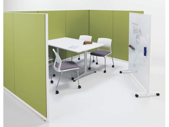 コクヨ/PU/α パネルスクリーン 片面ホワイトボード H1800 1連 WHグレー コクヨ スクリーン パーティショ