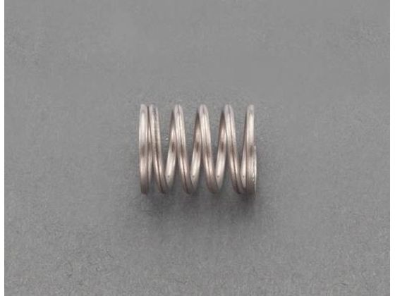 ●材質：ＳＵＳ３０４●巻方向：右巻き●許容荷重：６．２３Ｎ●許容荷重時高さ：６．７９ｍｍ●線径：φ０．５ｍｍ●外径：φ４ｍｍ●高さ：１１ｍｍ●ばね定数：１．４８１Ｎ／ｍｍ●密着高さ：５．８ｍｍ●端末形