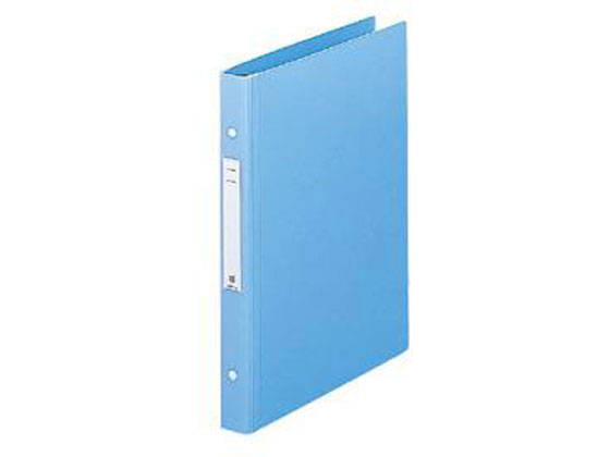 ●色：ブルー●サイズ：Ａ４・Ｓ型 ２穴●外寸法：縦３１５×横２５８×背幅３１ｍｍ●材質：表紙・背／ポリプロピレン、背折り曲げ部／エラストマー樹脂、とじ具／スチール