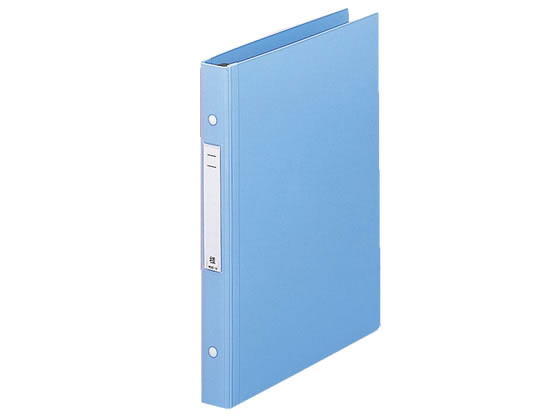 ●色：ブルー●サイズ：Ａ４・Ｓ型 ４穴●外寸法：縦３１５×横２５８×背幅３１ｍｍ●材質：表紙・背／ポリプロピレン、背折り曲げ部／エラストマー樹脂、とじ具／スチール