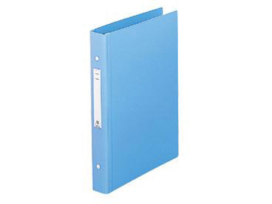 ●色：ブルー●サイズ：Ａ４・Ｓ型 ２穴●外寸法：縦３１５×横２５８×背幅４１ｍｍ●材質：表紙・背／ポリプロピレン、背折り曲げ部／エラストマー樹脂、とじ具／スチール