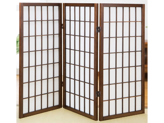 ●サイズ（１曲あたり）：（約）幅４４×奥行２×高さ９０ｃｍ、収納時厚さ／（約）６．５ｃｍ●重さ：（約）３ｋｇ●素材：フレーム／天然木（パイン）、スクリーン／レーヨン４３％・ポリエステル２９％・レジン２