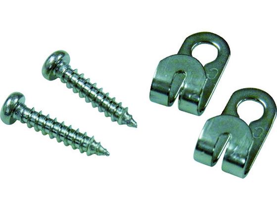 ●型番：Y-282●入数：2個●タイプ：壁面用 ●本体金具寸法（mm）：21．0×10．0×5．0×6．0 ●適合玉付きワイヤロープ：Y−501〜Y−509 ●参考使用荷重（mm）：φ1．0（ワイヤー