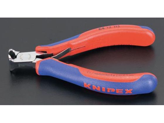 ●メーカー：ＫＮＩＰＥＸ（クニペックス）●型番：６４１２１１５●全長：１１５ｍｍ●ハンドル：コンフォート●仕上げ：高級磨き●刃硬度：ＨＲＣ５６●バネ付●切断能力（ｍｍ）：軟線：φ２．０、中硬線：φ０．