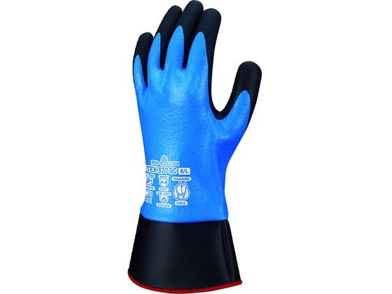 ショーワ 耐切創手袋 ハガネコイル S-TEX377SC ブルー M 通販