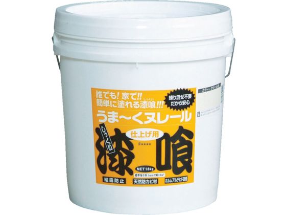 ●型番：12UN21●色：白 ●容量（kg）：18●塗り面積：約16［［M2］］／缶（1mm厚） ●日本建築仕上材工業会認定品（登録番号0306004） ●放散等級区分：F☆☆☆☆ ●日本漆喰協会自主
