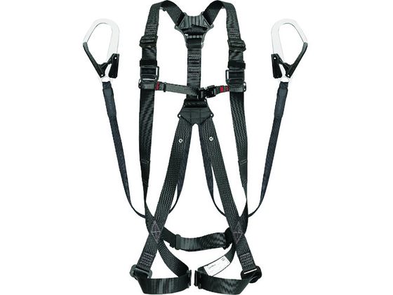 ●型番：A1GSMFR-WL1BK●サイズ：M ●色：黒 ●腿バックル：パススルー ●ベルト幅（mm）：46 ●フック口開き（mm）：55 ●ランヤード幅×長さ（mm）：16．5×1500 ●胸ベルト