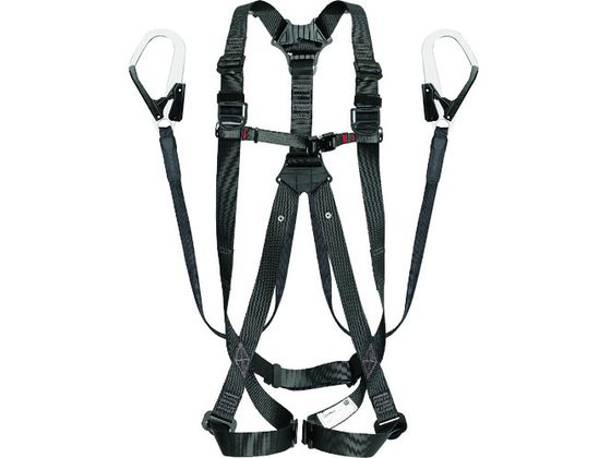 ●型番：A1GSSFR-WL1BK●サイズ：S ●色：黒 ●腿バックル：パススルー ●ベルト幅（mm）：46 ●フック口開き（mm）：55 ●ランヤード幅×長さ（mm）：16．5×1500 ●胸ベルト