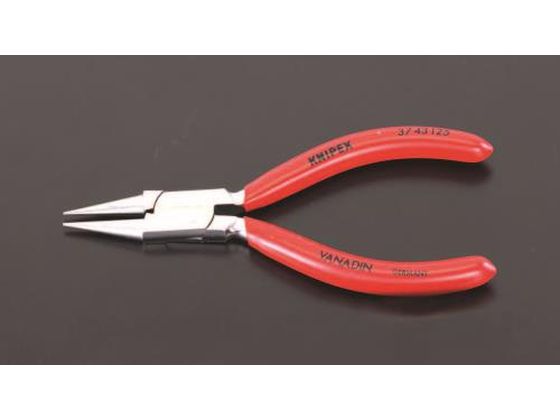 ●メーカー：ＫＮＩＰＥＸ（クニペックス）●型番：３７４３１２５●全長：１２５ｍｍ●先端×刃長：φ１．０×２．０ｍｍ●ハンドル：プラスチックコーティング●仕上げ：クロムメッキ