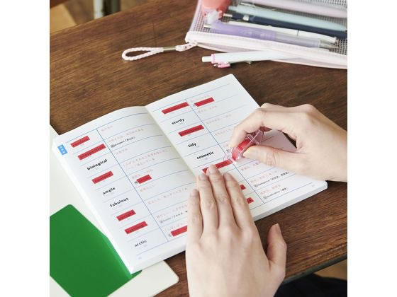 カンミ堂 はがせるマーカー STUDY 暗記シート レッド 緑シート