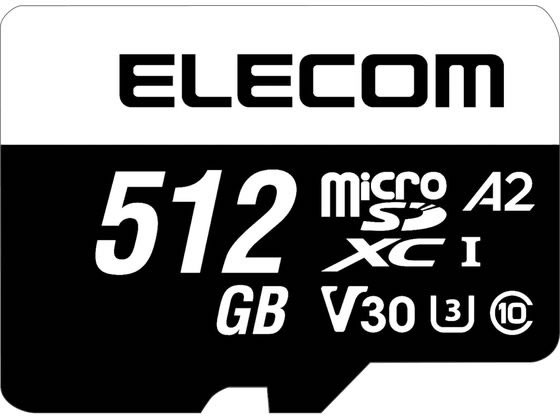 ●メモリ規格：ｍｉｃｒｏＳＤＸＣ●スピードクラス：Ｃｌａｓｓ１０、ＵＨＳ−Ｉ、Ｕ３、Ｖ３０、Ａ２●インターフェース：ｍｉｃｒｏＳＤ●メモリ容量：５１２ＧＢ●最大転送速度：読み込み：９５ＭＢ／ｓ、書き込