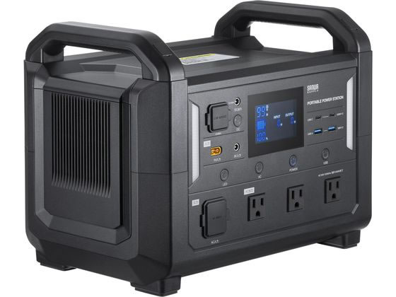 ●電池容量：１１５２Ｗｈ（２５．６Ｖ／４５Ａｈ） ●ＡＣ出力ポート数：３ポート ●ＡＣ定格出力電力：１２００Ｗ ●ＤＣ出力ポート数：１ポート ●ＤＣ定格出力電圧／電流：１２Ｖ／８Ａ ●ＵＳＢ出力ポート