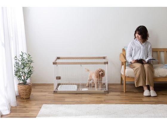 PWSR-960LV ライトナチュラル アイリスオーヤマ 犬用サークル