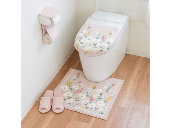 オカ フルールブラン トイレマット ピンク 通販【フォレストウェイ】