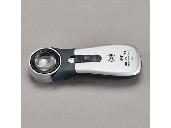 ●倍率：８倍●レンズ径：３０ｍｍ●全長：１３６ｍｍ●電源：バッテリー●連続使用時間：７時間●充電時間：３時間●付属品：ワイヤレス充電器（ＵＳＢケーブル）、収納ケース●ガラスレンズ●明るさ２段階調節
