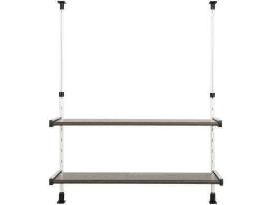 田窪工業所 モクメタル つっぱり棚2段 幅75cm MTP2-75 通販
